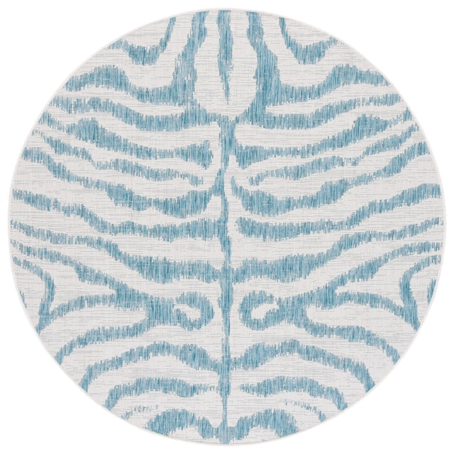 Safavieh Courtyard Cy8444 Ivory/Aqua Rug - Safavieh - cy8444 - 53612 - 7r