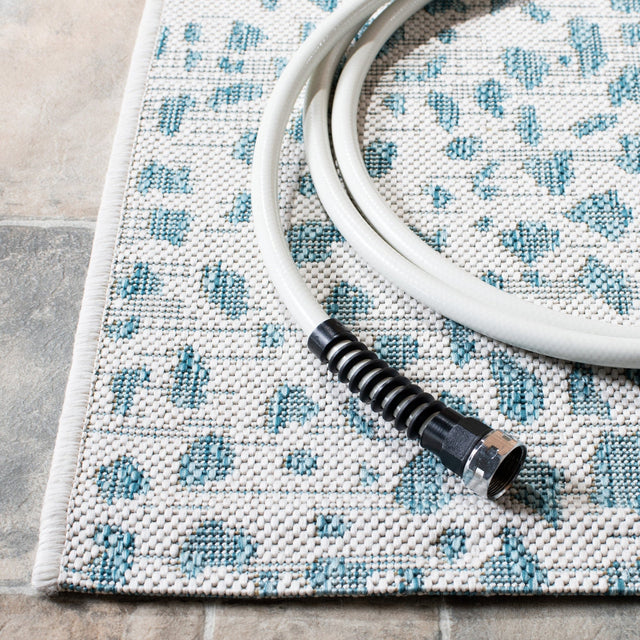 Safavieh Courtyard Cy8444 Ivory/Aqua Rug - Safavieh - cy8444 - 53612 - 7r