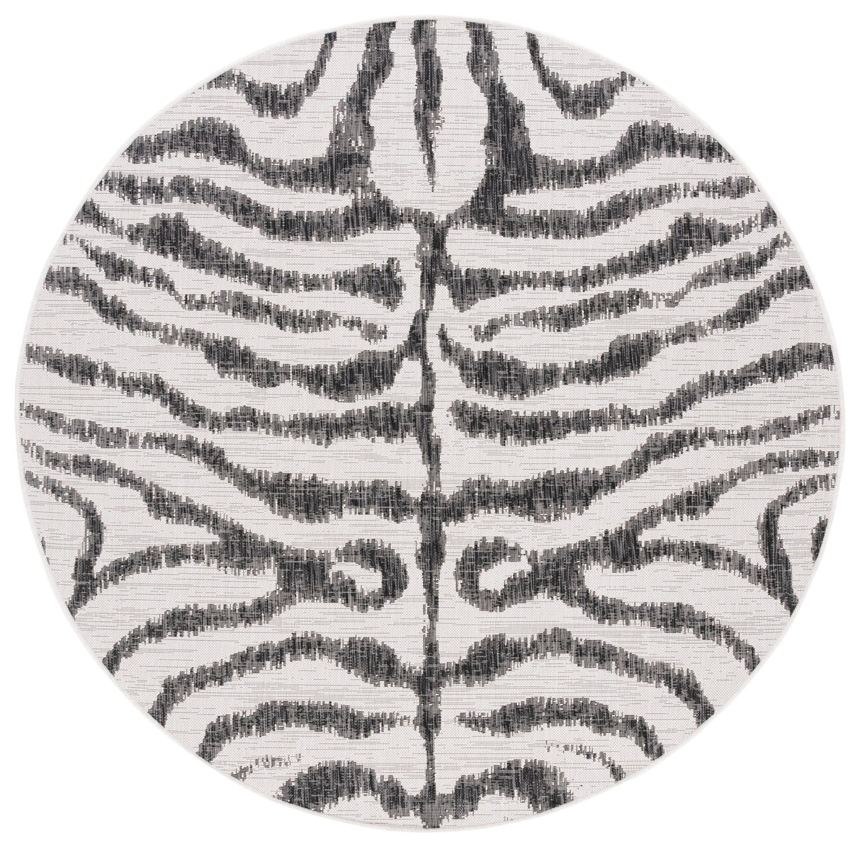 Safavieh Courtyard Cy8444 Ivory/Black Rug - Safavieh - cy8444 - 53712 - 7r