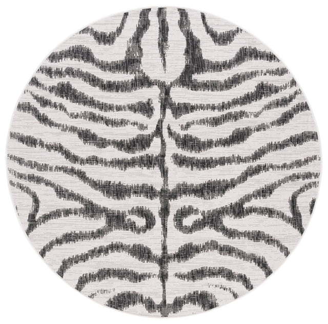 Safavieh Courtyard Cy8444 Ivory/Black Rug - Safavieh - cy8444 - 53712 - 7r