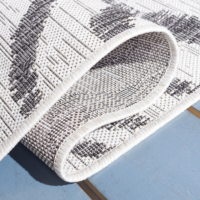 Safavieh Courtyard Cy8444 Ivory/Black Rug - Safavieh - cy8444 - 53712 - 7r