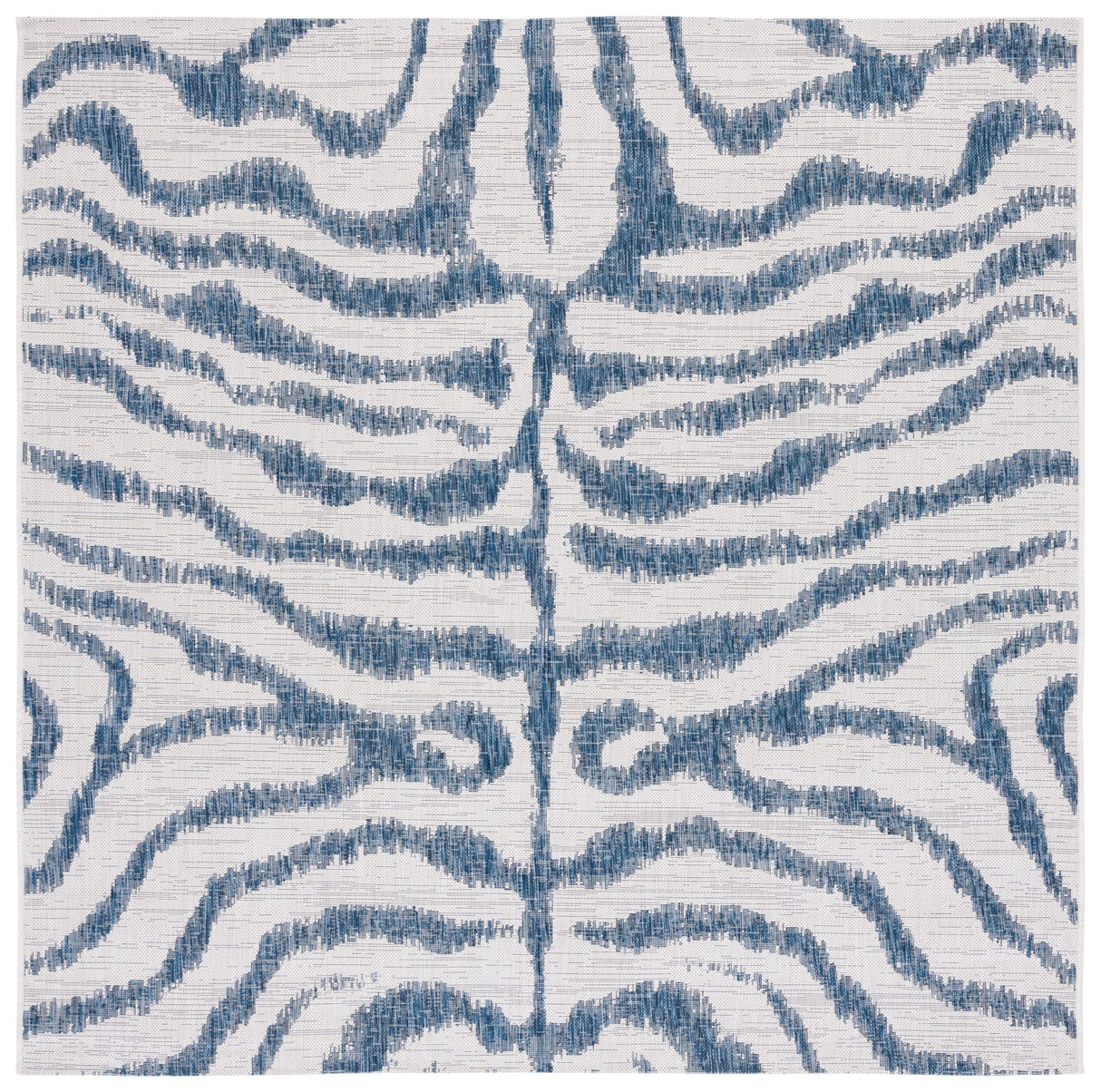 Safavieh Courtyard Cy8444 Ivory/Navy Rug - Safavieh - cy8444 - 53412 - 7sq
