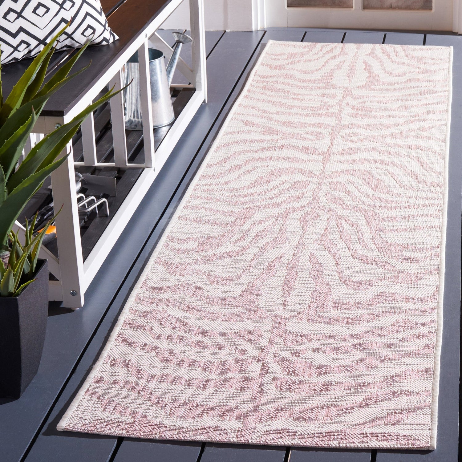 Safavieh Courtyard Cy8444 Ivory/Pink Rug - Safavieh - cy8444 - 56212 - 7r