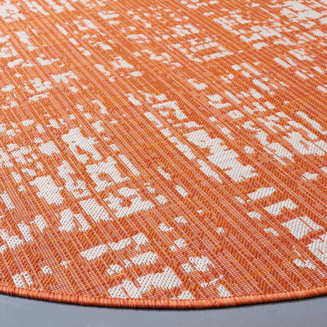 Safavieh Courtyard Cy8451 - 52821 Orange/Ivory Rugs - Safavieh - cy8451 - 52821 - 7r