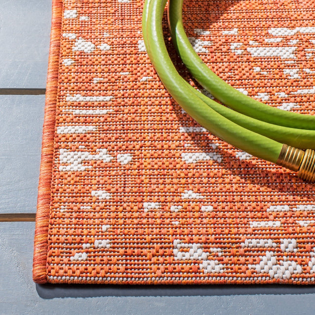 Safavieh Courtyard Cy8451 - 52821 Orange/Ivory Rugs - Safavieh - cy8451 - 52821 - 7r