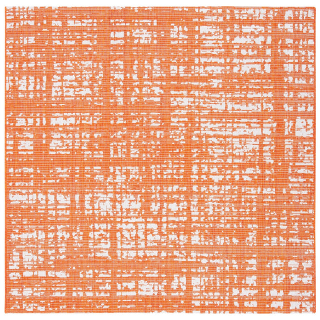 Safavieh Courtyard Cy8451 - 52821 Orange/Ivory Rugs - Safavieh - cy8451 - 52821 - 7sq