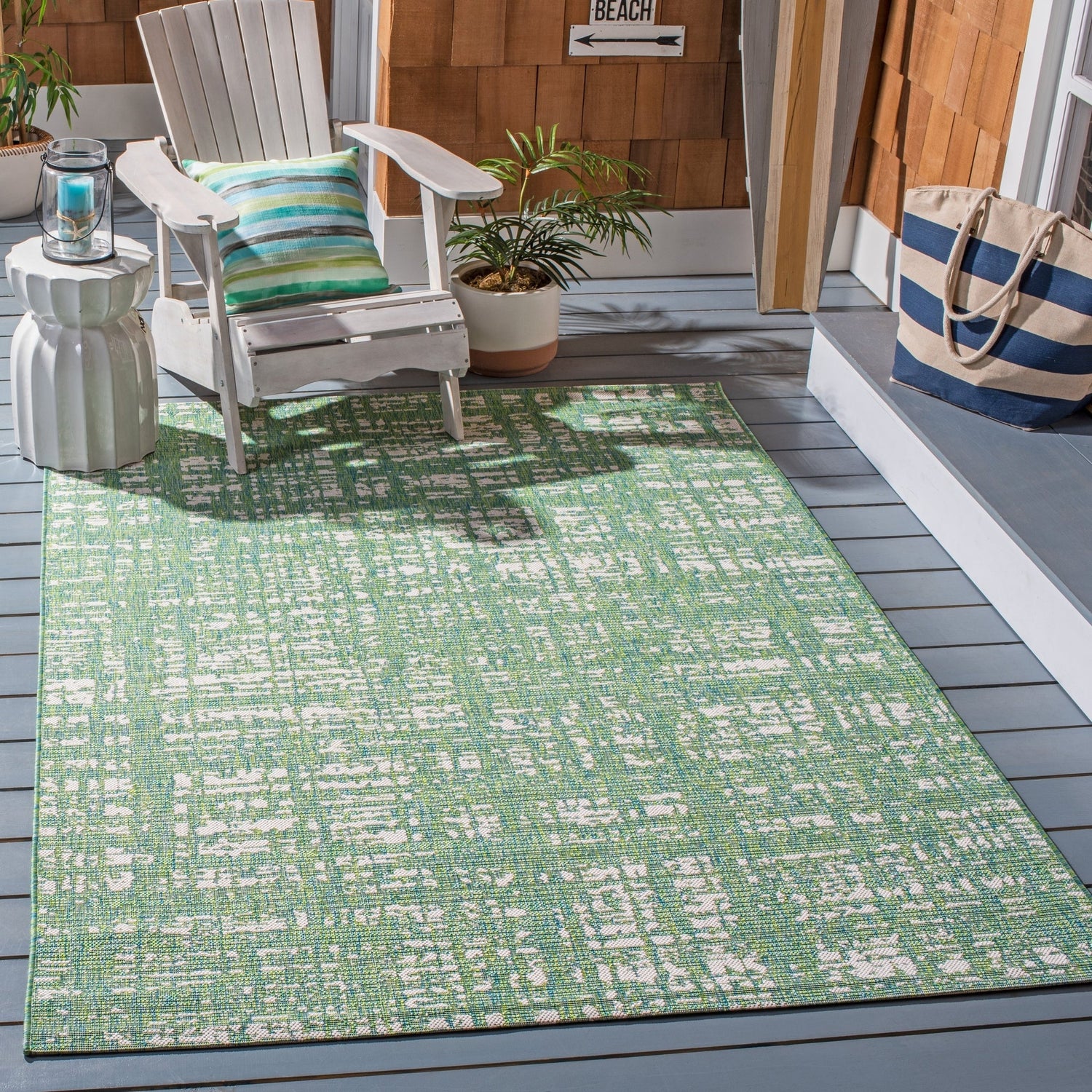 Safavieh Courtyard Cy8451 - 55721 Green Blue/Ivory Rugs - Safavieh - cy8451 - 55721 - 2