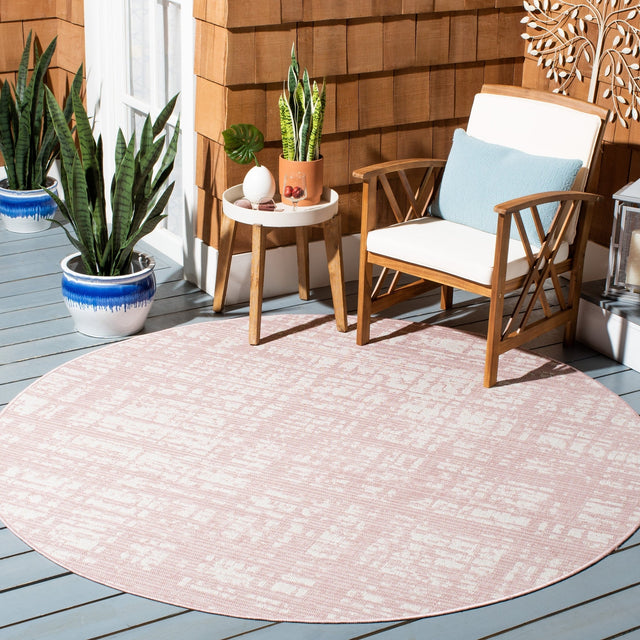 Safavieh Courtyard Cy8451 - 56221 Pink/Ivory Rugs - Safavieh - cy8451 - 56221 - 7r