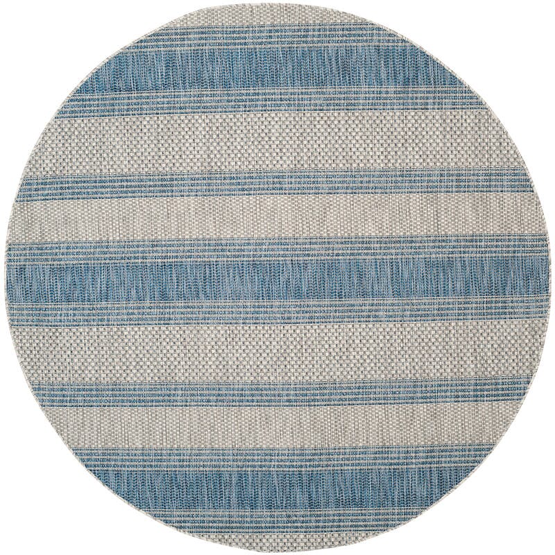 Safavieh Courtyard Cy8464 - 36812 Grey / Navy Rugs - Safavieh - cy8464 - 36812 - 7r