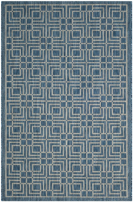 Safavieh Courtyard Cy8467 - 36821 Navy / Grey Rugs - Safavieh - cy8467 - 36821 - 2