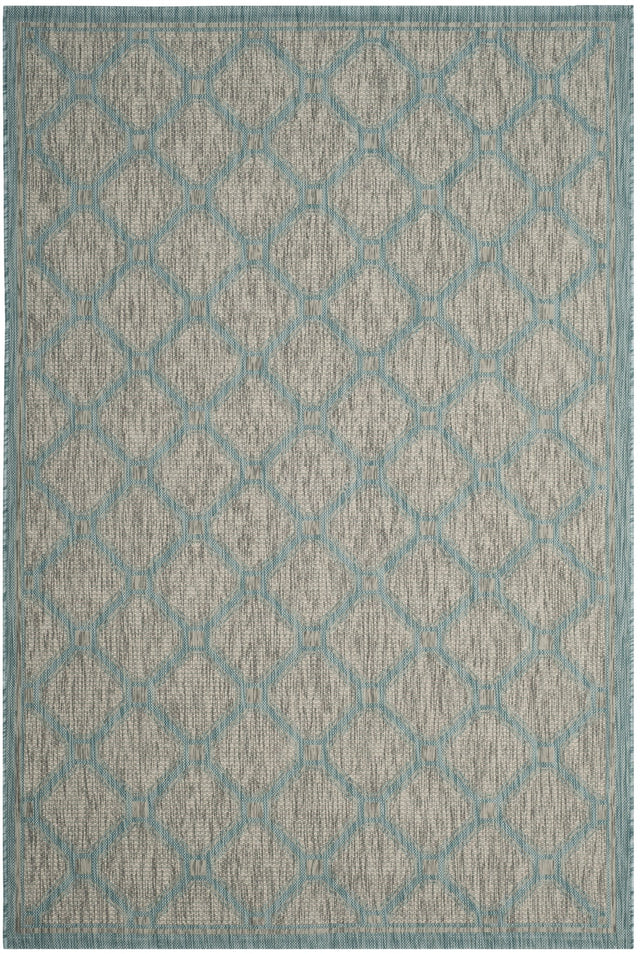 Safavieh Courtyard Cy8471 - 37112 Grey/Aqua Rugs - Safavieh - cy8471 - 37112 - 5