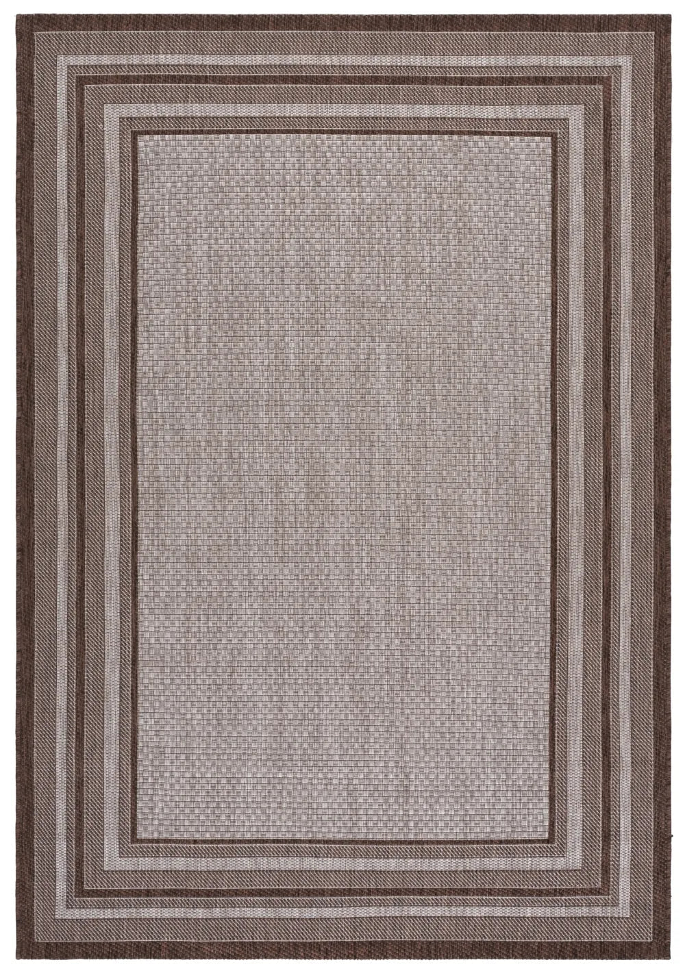 Safavieh Courtyard 5'-3" x 7'-7" Rug in Grey / Brown