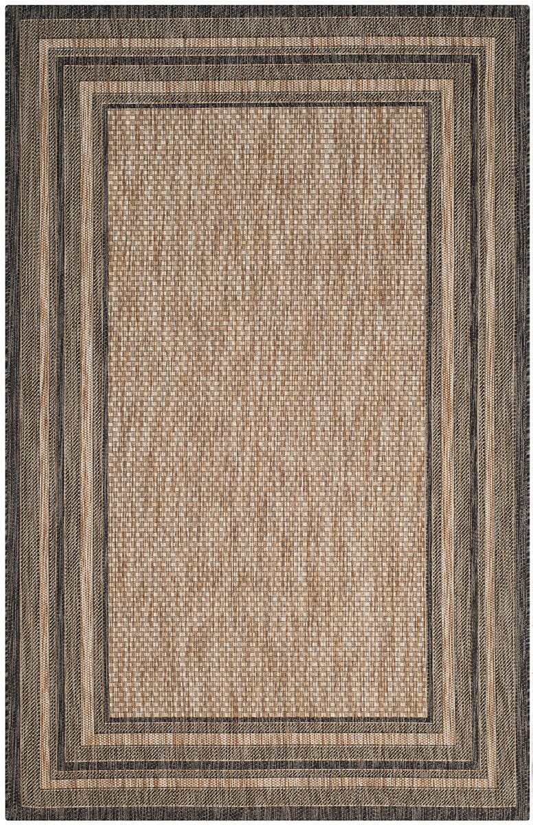 Safavieh Courtyard Cy8475 - 37312 Natural / Black Rugs - Safavieh - cy8475 - 37312 - 2