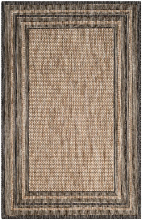 Safavieh Courtyard Cy8475 - 37312 Natural / Black Rugs - Safavieh - cy8475 - 37312 - 2