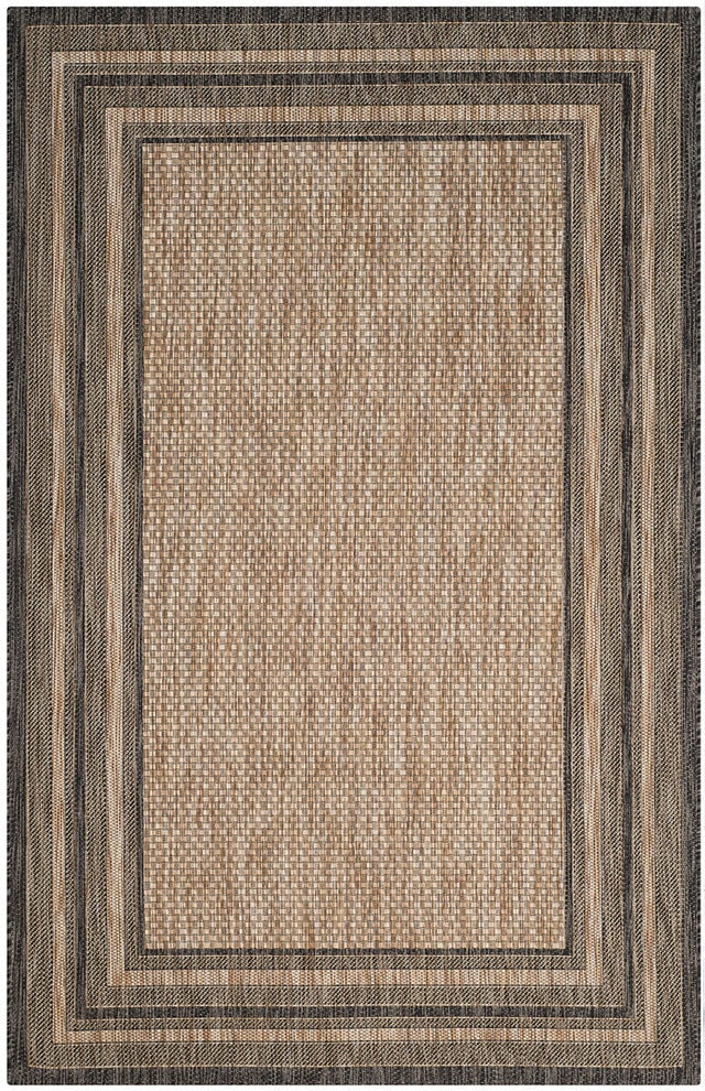 Safavieh Courtyard Cy8475 - 37312 Natural / Black Rugs - Safavieh - cy8475 - 37312 - 2