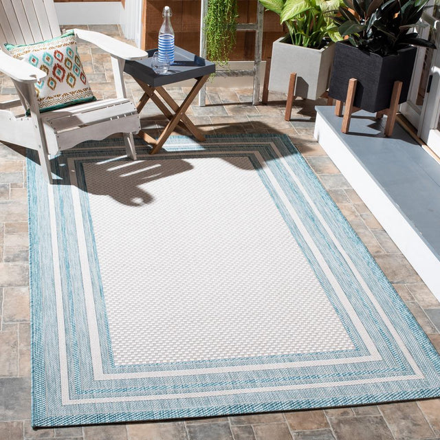 Safavieh Courtyard Cy8475 - 53612 Ivory/Aqua Rugs - Safavieh - cy8475 - 53612 - 2