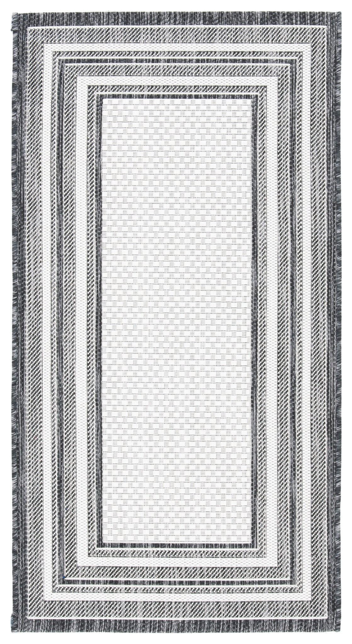 Safavieh Courtyard Cy8475 - 53712 Ivory/Black Rugs - Safavieh - cy8475 - 53712 - 2