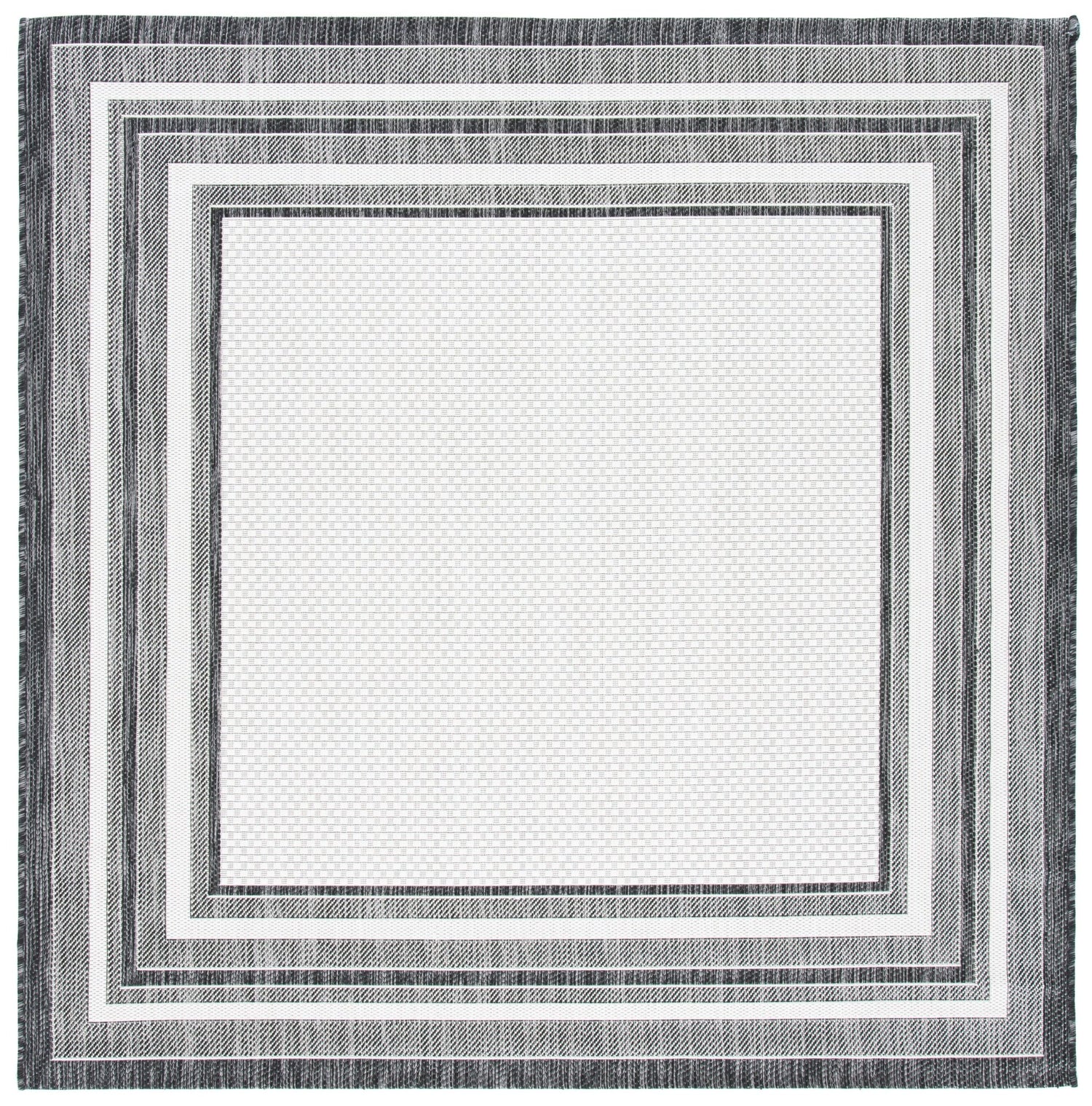 Safavieh Courtyard Cy8475 - 53712 Ivory/Black Rugs - Safavieh - cy8475 - 53712 - 7sq
