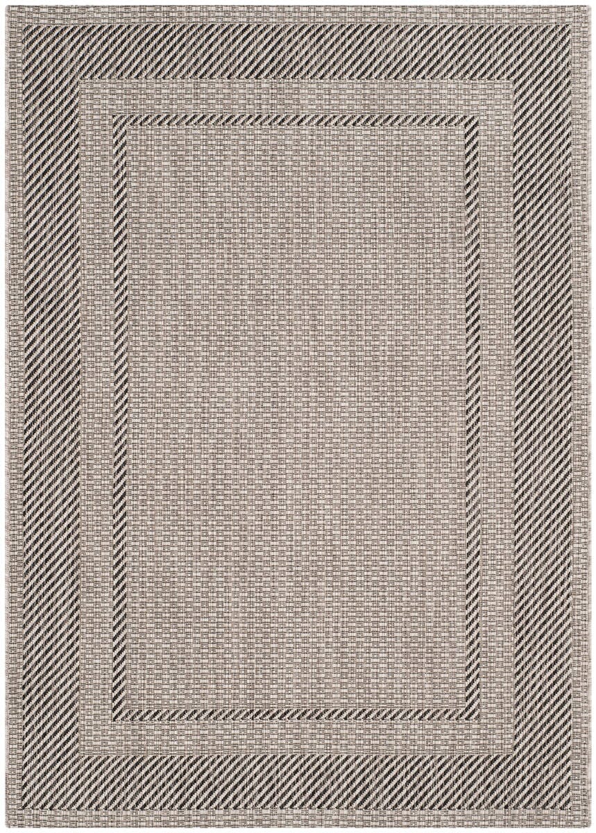 Safavieh Courtyard Cy8477 - 36612 Beige / Black Rugs - Safavieh - cy8477 - 36612 - 7r
