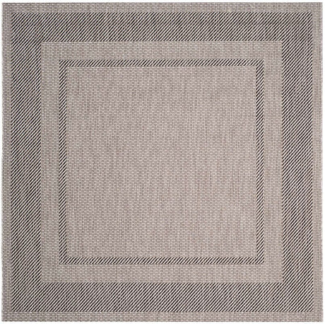 Safavieh Courtyard Cy8477 - 36612 Beige / Black Rugs - Safavieh - cy8477 - 36612 - 7sq