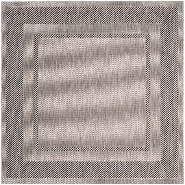 Safavieh Courtyard Cy8477 - 36612 Beige / Black Rugs - Safavieh - cy8477 - 36612 - 7sq