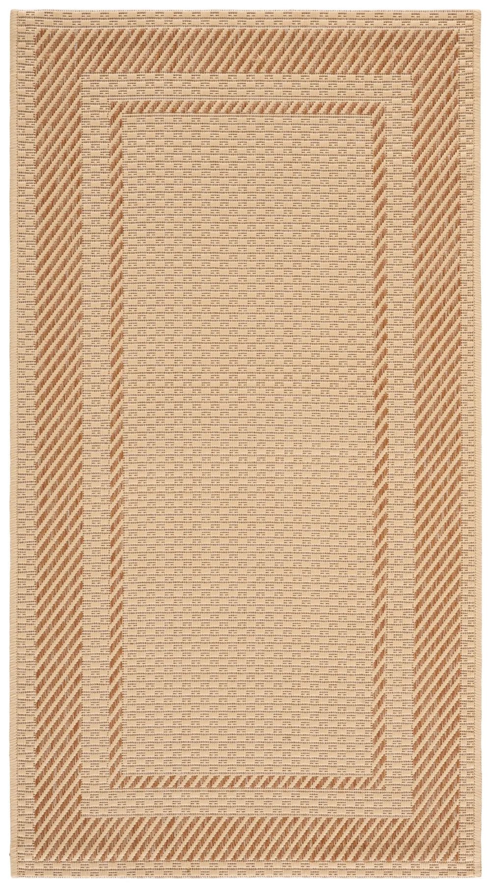 Safavieh Courtyard 2'-7" x 5'-0" Rug in Beige / Dark Beig