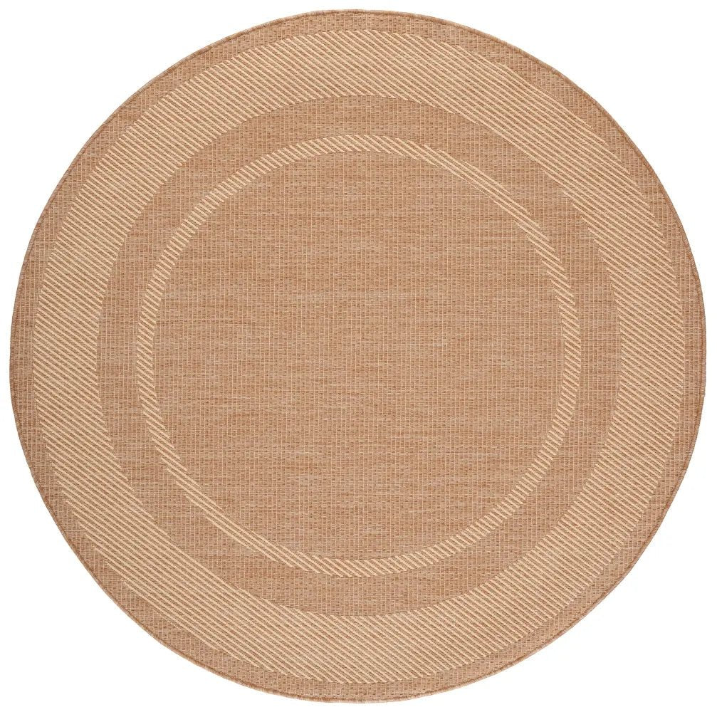 Safavieh Courtyard 6'-7" x 6'-7" Rug in Dark Beig / Beige