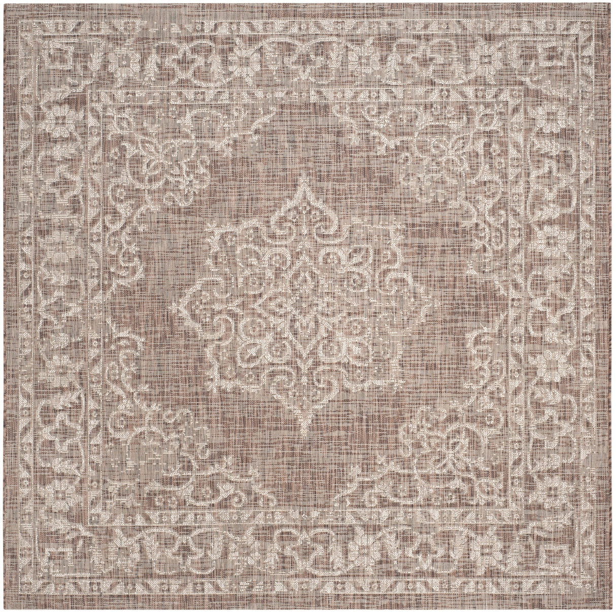 Safavieh Courtyard Cy8481 - 36321 Brown/Beige Rug - Safavieh - cy8481 - 36321 - 7r