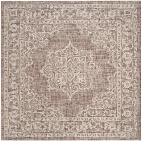 Safavieh Courtyard Cy8481 - 36321 Brown/Beige Rug - Safavieh - cy8481 - 36321 - 7r