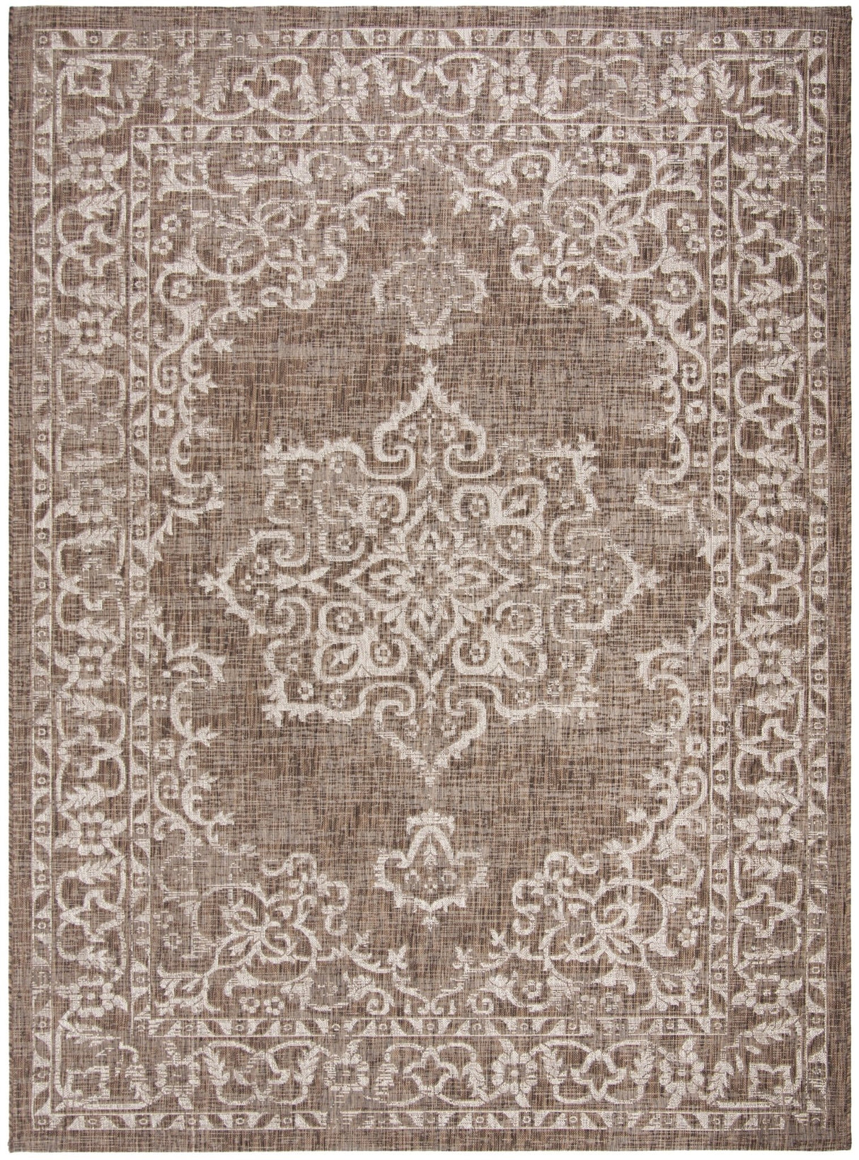 Safavieh Courtyard Cy8481 - 36321 Brown/Beige Rug - Safavieh - cy8481 - 36321 - 7r