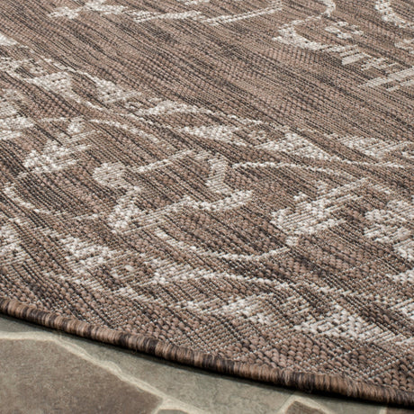 Safavieh Courtyard Cy8481 - 36321 Brown/Beige Rug - Safavieh - cy8481 - 36321 - 7r