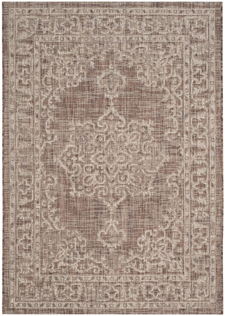 Safavieh Courtyard Cy8481 - 36321 Brown/Beige Rug - Safavieh - cy8481 - 36321 - 7r