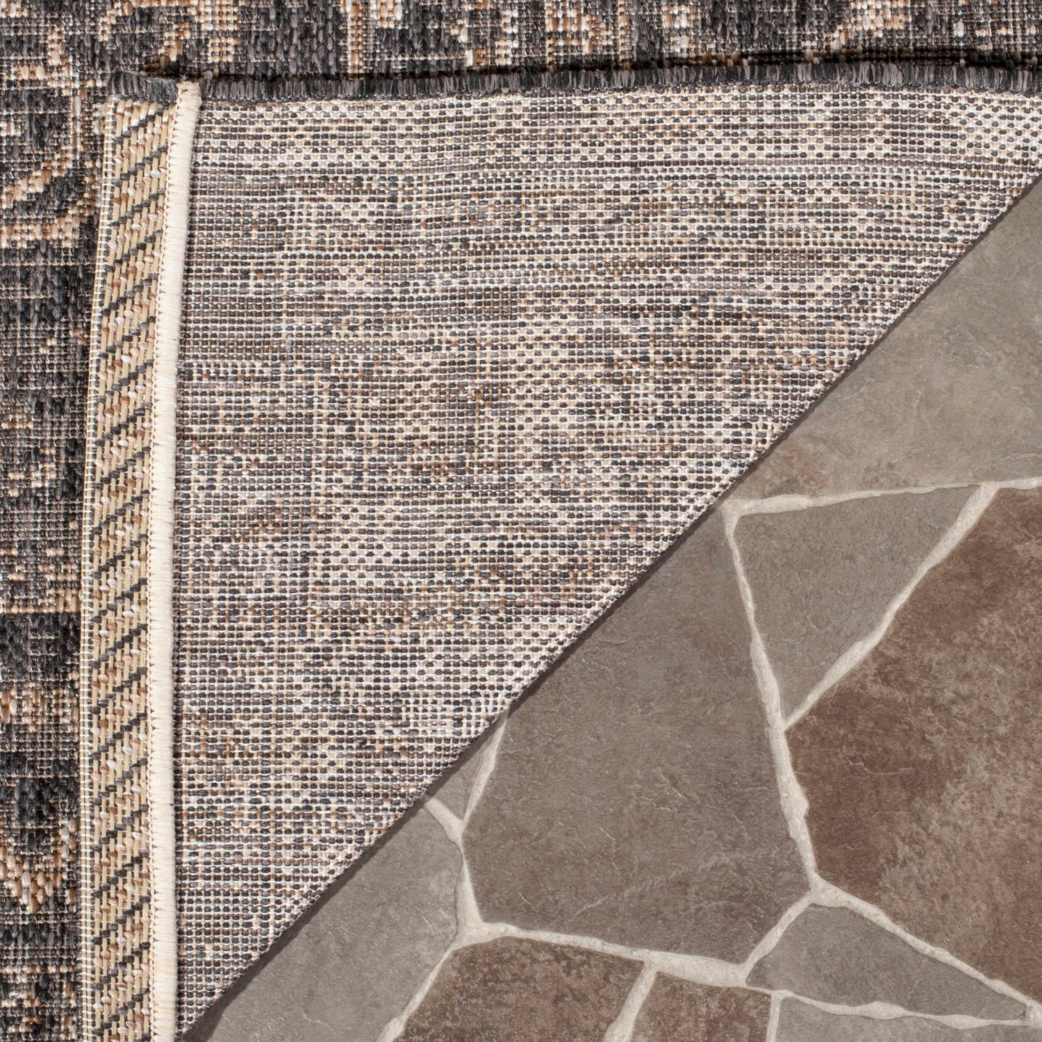 Safavieh Courtyard Cy8481 - 37321 Black/Natural Rug - Safavieh - cy8481 - 37321 - 6