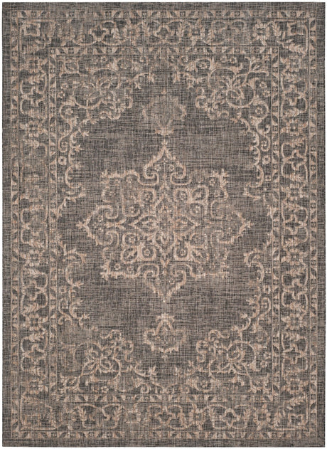 Safavieh Courtyard Cy8481 - 37321 Black/Natural Rug - Safavieh - cy8481 - 37321 - 6