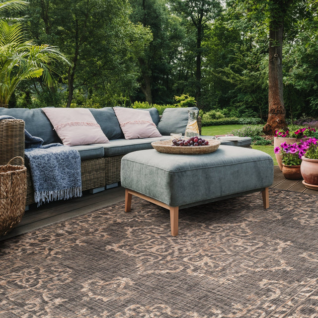 Safavieh Courtyard Cy8481 - 37321 Black/Natural Rug - Safavieh - cy8481 - 37321 - 6