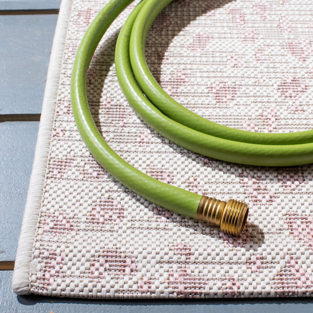 Safavieh Courtyard Cy8505 Ivory/Blush Pink Rug - Safavieh - cy8505 - 56212 - 7r