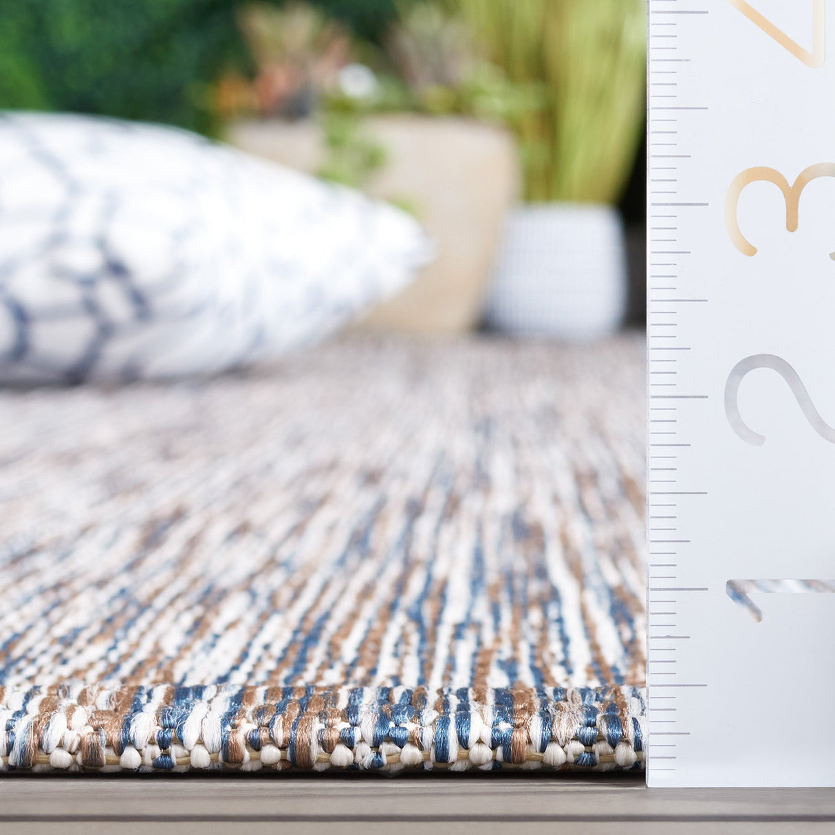 Safavieh Courtyard Cy8520 - 59222 Ivory Blue/Beige Rug - Safavieh - cy8520 - 59222 - 7r