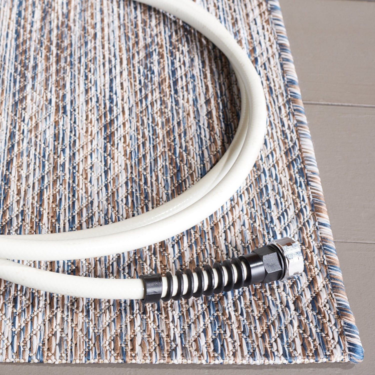 Safavieh Courtyard Cy8520 - 59222 Ivory Blue/Beige Rug - Safavieh - cy8520 - 59222 - 7r