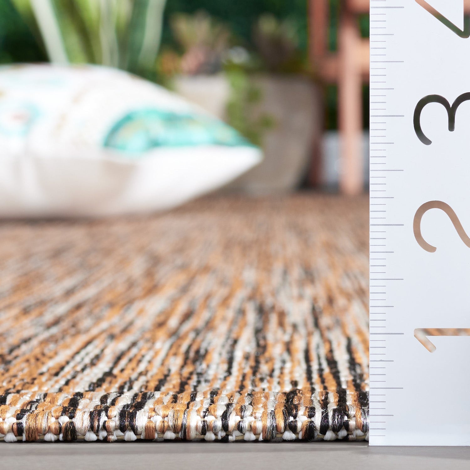 Safavieh Courtyard Cy8520 - 59322 Dark Grey/Rust Rug - Safavieh - cy8520 - 59322 - 7r