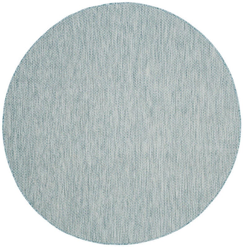 Safavieh Courtyard Cy8521 - 37121 Aqua / Grey Rugs - Safavieh - cy8521 - 37121 - 7r