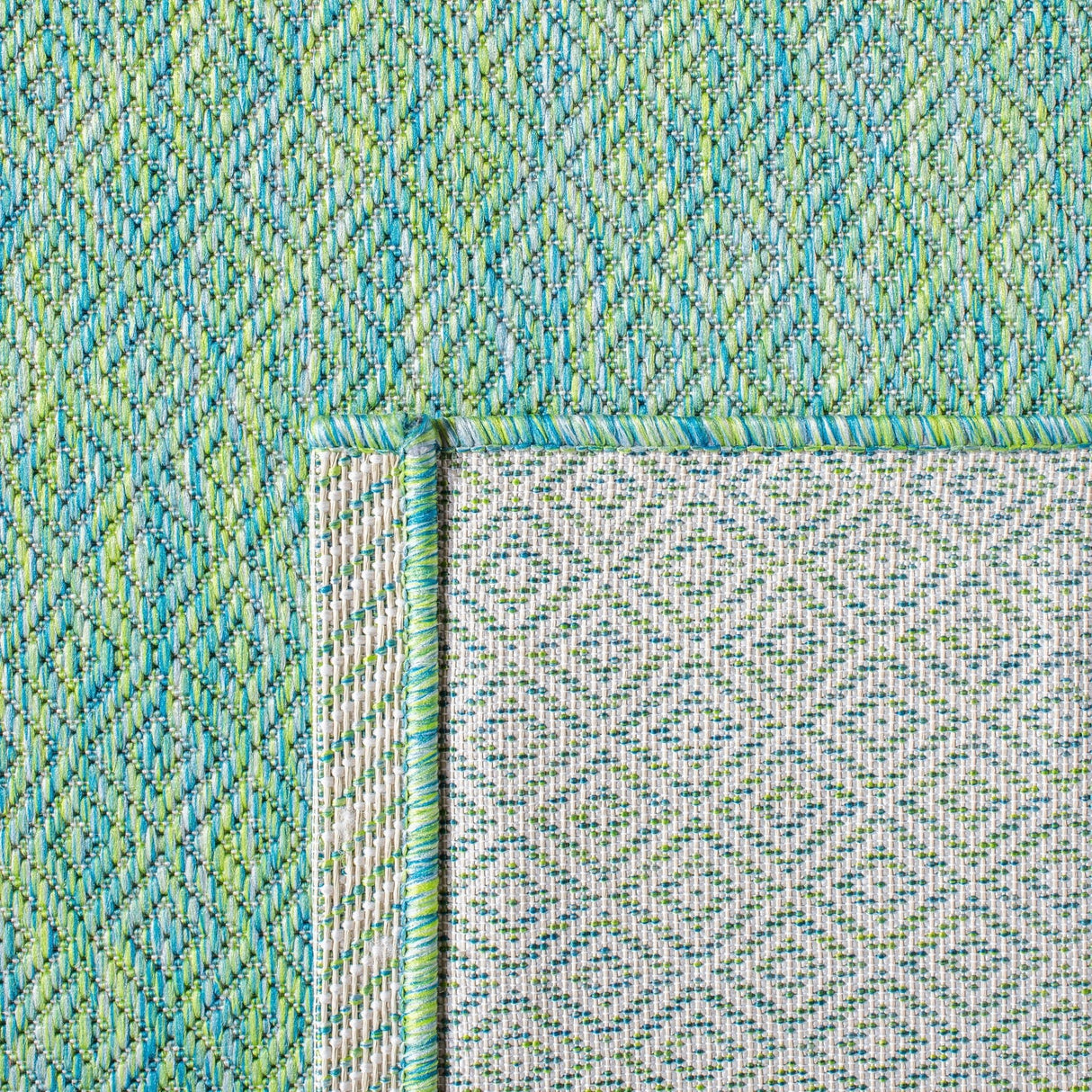 Safavieh Courtyard Cy8521 - 55722 Green/Blue Rugs - Safavieh - cy8521 - 55722 - 7r