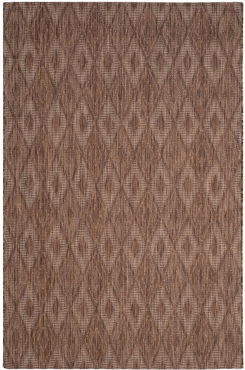 Safavieh Courtyard Cy8522 - 36322 Brown / Brown Rugs - Safavieh - cy8522 - 36322 - 7sq