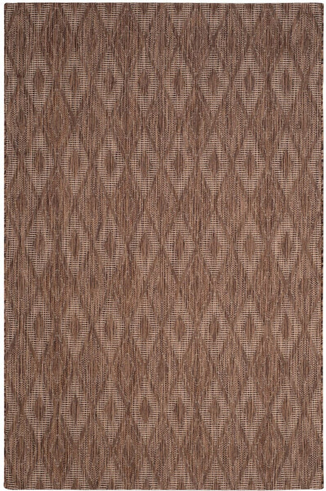 Safavieh Courtyard Cy8522 - 36322 Brown / Brown Rugs - Safavieh - cy8522 - 36322 - 7sq