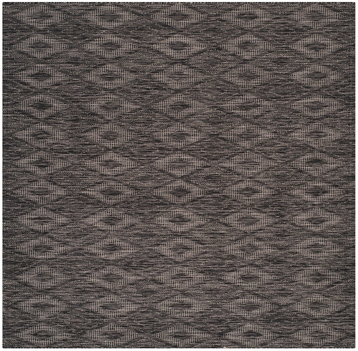 Safavieh Courtyard Cy8522 - 36622 Black / Black Rugs - Safavieh - cy8522 - 36622 - 5sq