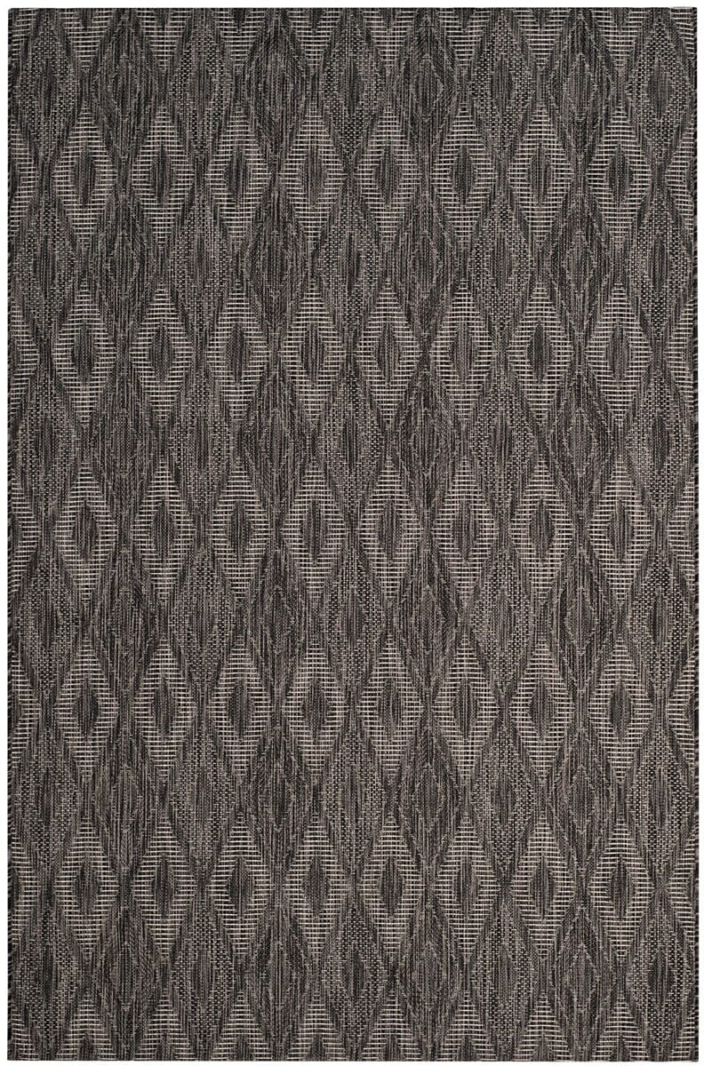 Safavieh Courtyard Cy8522 - 36622 Black / Black Rugs - Safavieh - cy8522 - 36622 - 7sq