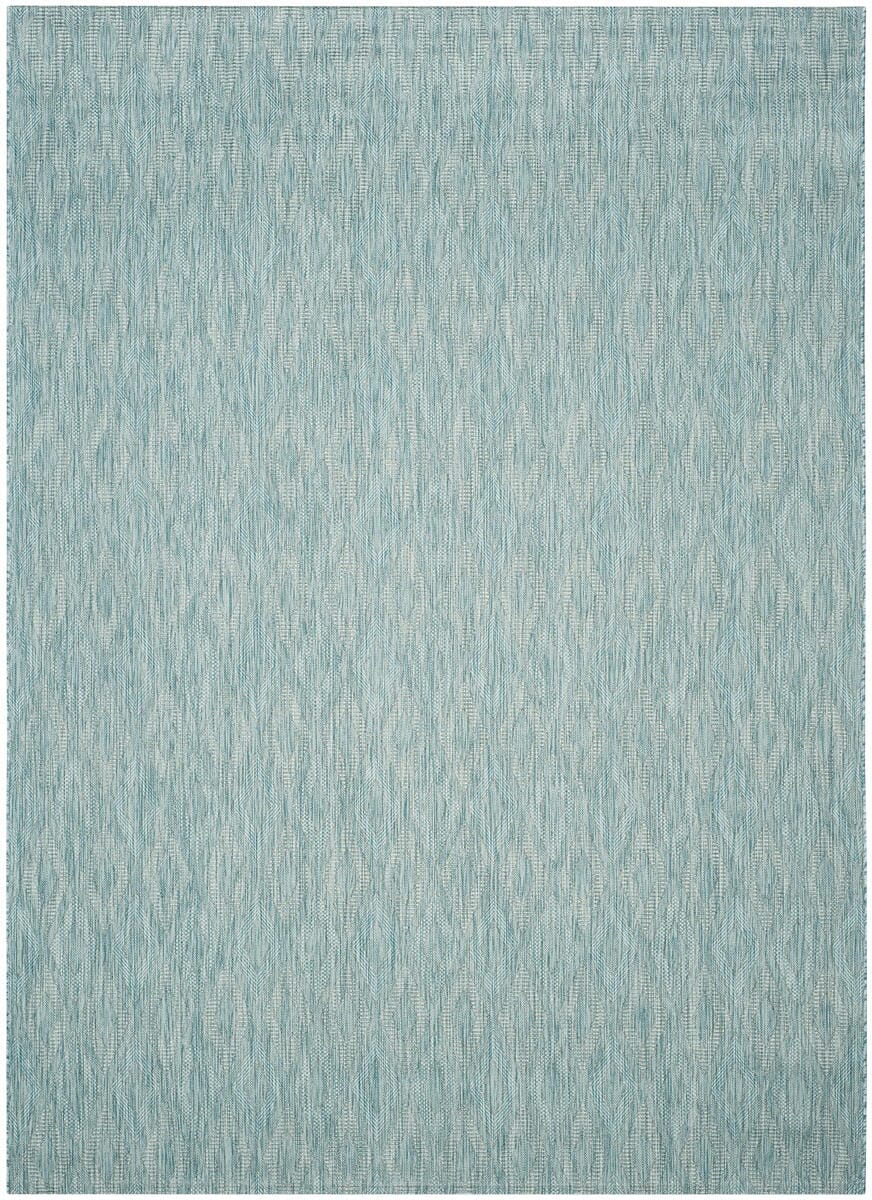 Safavieh Courtyard Cy8522 - 37122 Aqua / Aqua Rugs - Safavieh - cy8522 - 37122 - 7r