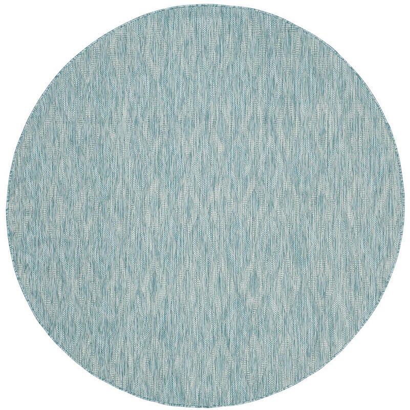 Safavieh Courtyard Cy8522 - 37122 Aqua / Aqua Rugs - Safavieh - cy8522 - 37122 - 7r