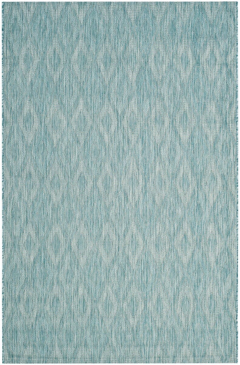 Safavieh Courtyard Cy8522 - 37122 Aqua / Aqua Rugs - Safavieh - cy8522 - 37122 - 7sq