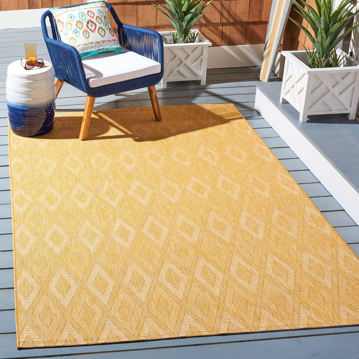 Safavieh Courtyard Cy8522 - 56022 Gold Rugs - Safavieh - cy8522 - 56022 - 2