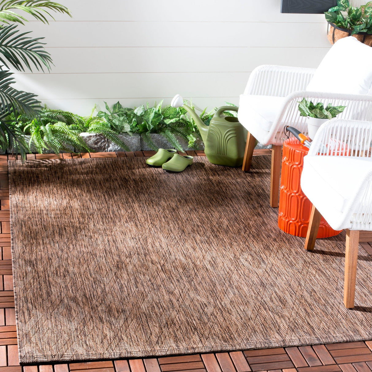 Safavieh Courtyard Cy8522 Brown/Brown Rug - Safavieh - cy8522 - 36322 - 210